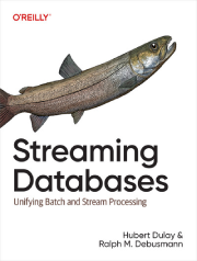 جلد کتاب پایگاههای داده استریمینگ: یکپارچهسازی پردازش Batch و Stream ( Streaming Databases)