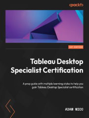 جلد کتاب راهنمای آمادگی برای گواهینامه Tableau Desktop Specialist (Tableau Desktop Specialist Certification)