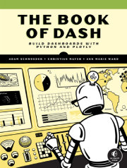 جلد کتاب کتاب دش (Dash)
ساخت داشبوردها با پایتون و پلاتلی (Plotly)