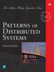 جلد کتاب Patterns of Distributed Systems نوشته Unmesh Joshi درباره الگوهای معماری سیستمهای توزیعشده
