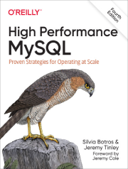 جلد کتاب High Performance MySQL نسخه چهارم - آموزش بهینهسازی کوئری، طراحی پایگاه داده و مقیاسپذیری با MySQL