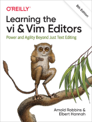 جلد کتاب مرجع Vim: آموزش vi و Vim با دستورات پیشرفته و استفاده از ویرایشگر به عنوان IDE