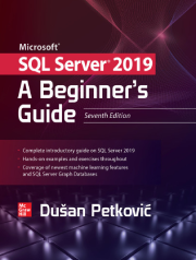 کتاب راهنمای مبتدیان Microsoft SQL Server 2019 — نوشته دوشان پتکوویچ