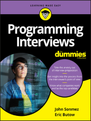 Cover Image of Programming Interviews For Dummies | جلد کتاب مصاحبههای برنامهنویسی برای مبتدیان