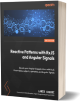  کتاب الگوهای واکنشی با RxJS و سیگنال‌های Angular:
برنامه‌های Angular 18 خود را با Observableهای RxJS ارتقا دهید.